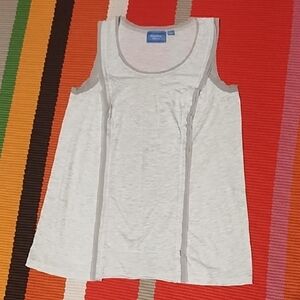 Vera Wang EUC Gray Sleeveless Women's Gray Sleeveless Top Small